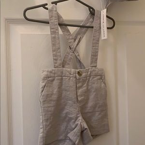 Janie and Jack baby boys shorts and hat set